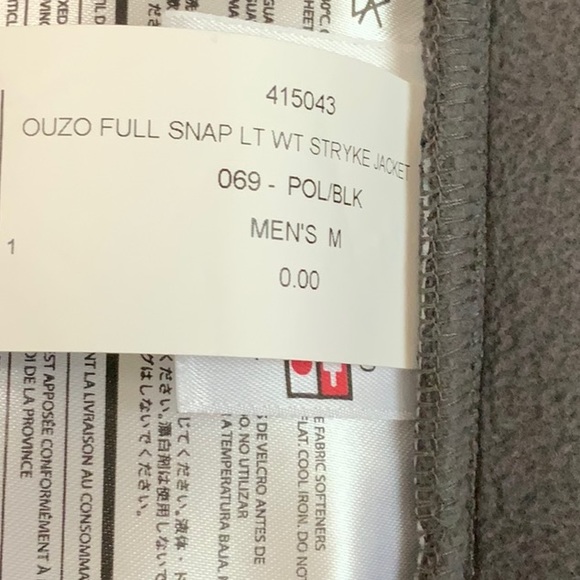 Spyder OUZO FULL SNAP LT WT STRYKE JKT - Pol/Blk - Picture 13 of 16